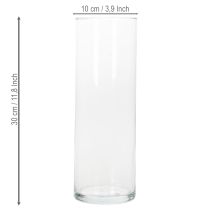 Artikel Glaszylinder-Vase 30cm Transparent für Blumen und Dekoration