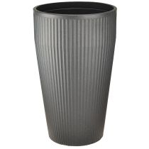 Artikel Bodenvase Kunststoff Pflanzgefäß Anthrazit Ø28cm H46,5cm