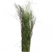 Artikel Deko Grasbusch mit Zweigen Getrocknetes Gras Büschel 65×12cm
