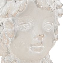 Artikel Büste aus Steinguss Skulptur Frau Übertopf Antik H21,5cm