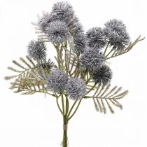 Kunstpflanzen Distel Blau Kugeldistel L33cm 3St