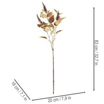 Artikel Künstliche Buntnessel mit roten und grünen Blättern, 20 cm, für Innenräume
