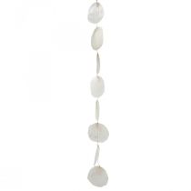 Capiz Muschel Girlande Perlmutt, Maritime Deko 100cm