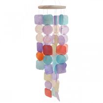 Capiz Windspiel Hängedeko Muscheln Perlmutt Ø14cm 67cm