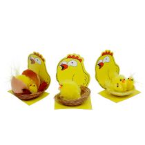 Artikel Chenille Küken im Nest Mix Ø 5,5cm 3St