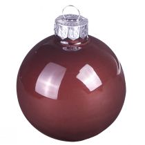 Artikel Christbaumkugeln Glas Gold Braun Apricot Ø 5 cm 24 Stück