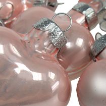 Artikel Mini Glasherzen Rosa 4cm 12St