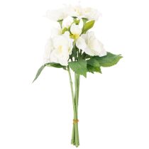 Artikel Künstliche Christrose Weiß Bund 36 cm Weihnachtsdekoration Innenbereich
