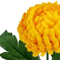 Artikel Chrysantheme Gelb künstlich Ø7cm L18cm