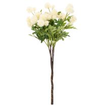 Artikel Künstlicher Chrysanthemen-Bund, Kunststoff, cremeweiß, 56 cm, 4 Stück