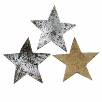 Kokos Stern Silber 5cm 50St Tischdekoration silber Adventsdeko Dekosterne