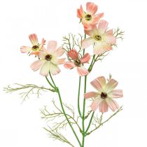 Cosmea Schmuckkörbchen Peach Kunstblumen Sommerblumen 61cm