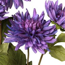 Artikel Dahlien künstlich in Lavendel mit 5 Blüten 105cm