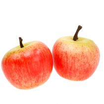 Artikel Deko-Äpfel aus Kunststoff, 4 cm, rot-gelb-grün, 24 Stück