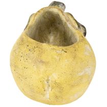 Artikel Deko-Übertopf Birne Beton Gelb-Grün 25x13x11cm für Innen und Außen
