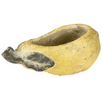 Artikel Deko-Übertopf Birne Beton Gelb-Grün 25x13x11cm für Innen und Außen