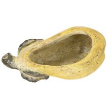 Artikel Deko-Übertopf Birne Beton Gelb-Grün 25x13x11cm für Innen und Außen
