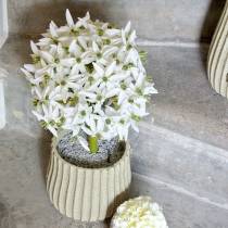 Deko-Blume Allium, künstlicher Kugellauch, Zierlauch Weiß Ø20cm L72cm