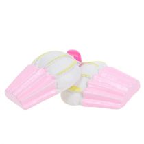 Miniatur Deko-Cupcakes Rosa, Weiß 2,5cm 60St