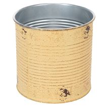 Artikel Deko-Pflanzgefäß Metall Apricot Ø15,5cm H15cm für Innen- und Außenbereich