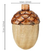 Artikel Deko-Holzeicheln in Herbstfarben Set aus 3 Stück