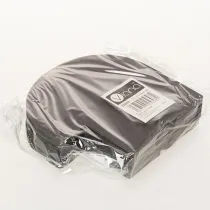 Artikel Set Papier-Dekoring Kürbis, dunkelgrau, 24 cm, 4 Stück