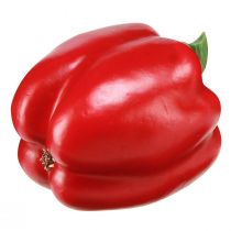 Artikel Künstliche Paprika Rot aus Kunststoff, H10cm – Deko-Lebensmittelattrappe