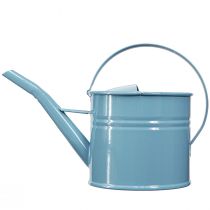 Artikel Gießkanne Blumentopf Metall Blau 28x13x17cm 1,25l für Innen- und Außendekoration