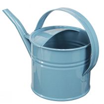 Artikel Deko Gießkanne Blumentopf Blau Metall 28x13x17cm 1,25l Garten Balkon Dekoration
