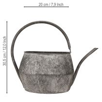 Artikel Gießkanne Metall Teekannen-Stil Schwarz 39×25×30,5cm für Innen und Außen