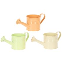 Artikel Deko-Übertöpfe Gießkanne Metall Set 8-teilig, 16,5x7cm, grün/gelb/orange, für Balkon und Küche