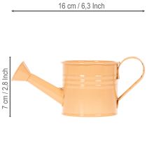 Artikel Deko-Übertöpfe Gießkanne Metall Set 8-teilig, 16,5x7cm, grün/gelb/orange, für Balkon und Küche