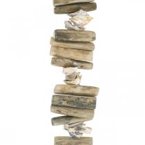 Artikel Deko-Girlande aus Muscheln und Treibholz 90cm Naturfarben