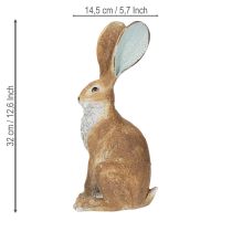 Artikel Deko Hase Figur für frühlingshafte Wohnakzente 32cm 2St