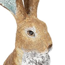 Artikel Dekofigur Hase Polystone 32 cm Braun Beige Set 2 Stück Innenbereich