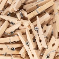 Artikel Deko-Holzklammern 3cm Natur 72 St
