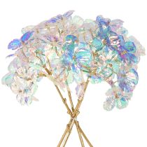 Artikel Deko Hortensie irisierend Kunstblume Weihnachten 27cm 4 St