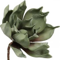 Deko Lotusblume, Lotusblüte, Seidenblume Grün L64cm