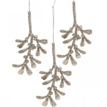 Deko Mistelzweig Anhänger, Christbaumschmuck 16,5cm