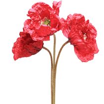 Artikel Deko Mohn Große Kunstblumen Rot Mohnblumen 88cm 3 St