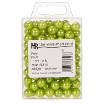Artikel Kunststoff-Dekoperlen Ø10mm Grün 115 Stück