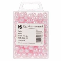 Artikel Dekoperlen Kunststoff Ø10mm Rosa 115 Stück