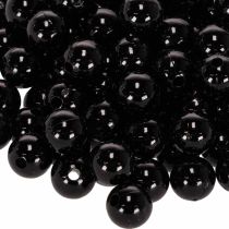 Artikel Deko-Perlen Kunststoff Ø10mm Schwarz 115 Stück