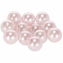 Artikel Dekoperlen Kunststoff Rund Ø2cm Rosa für Tisch- und Basteldekoration 12 Stück