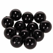 Artikel Dekoperlen Kunststoff Ø2cm Schwarz 12 Stück