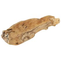 Artikel Deko Schale Holz Teakholz Natur Maritim 46x14x7cm