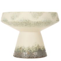 Artikel Dekoschale aus Keramik creme-graugrün Ø20cm H16cm