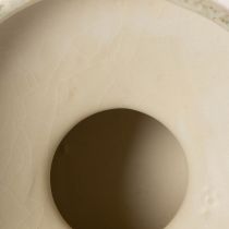 Artikel Dekoschale aus Keramik creme-graugrün Ø20cm H16cm