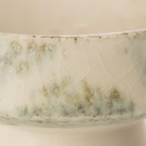 Artikel Dekoschale aus Keramik creme-graugrün Ø20cm H16cm