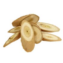 Deko Scheiben aus Holz oval 9-12cm 500g